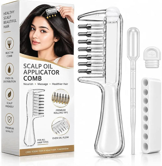 Scalpritual Refillabe Hair Oil Applicator Comb