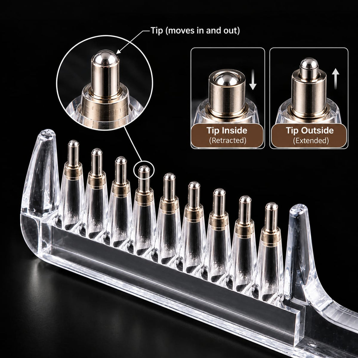 Scalpritual Refillabe Hair Oil Applicator Comb